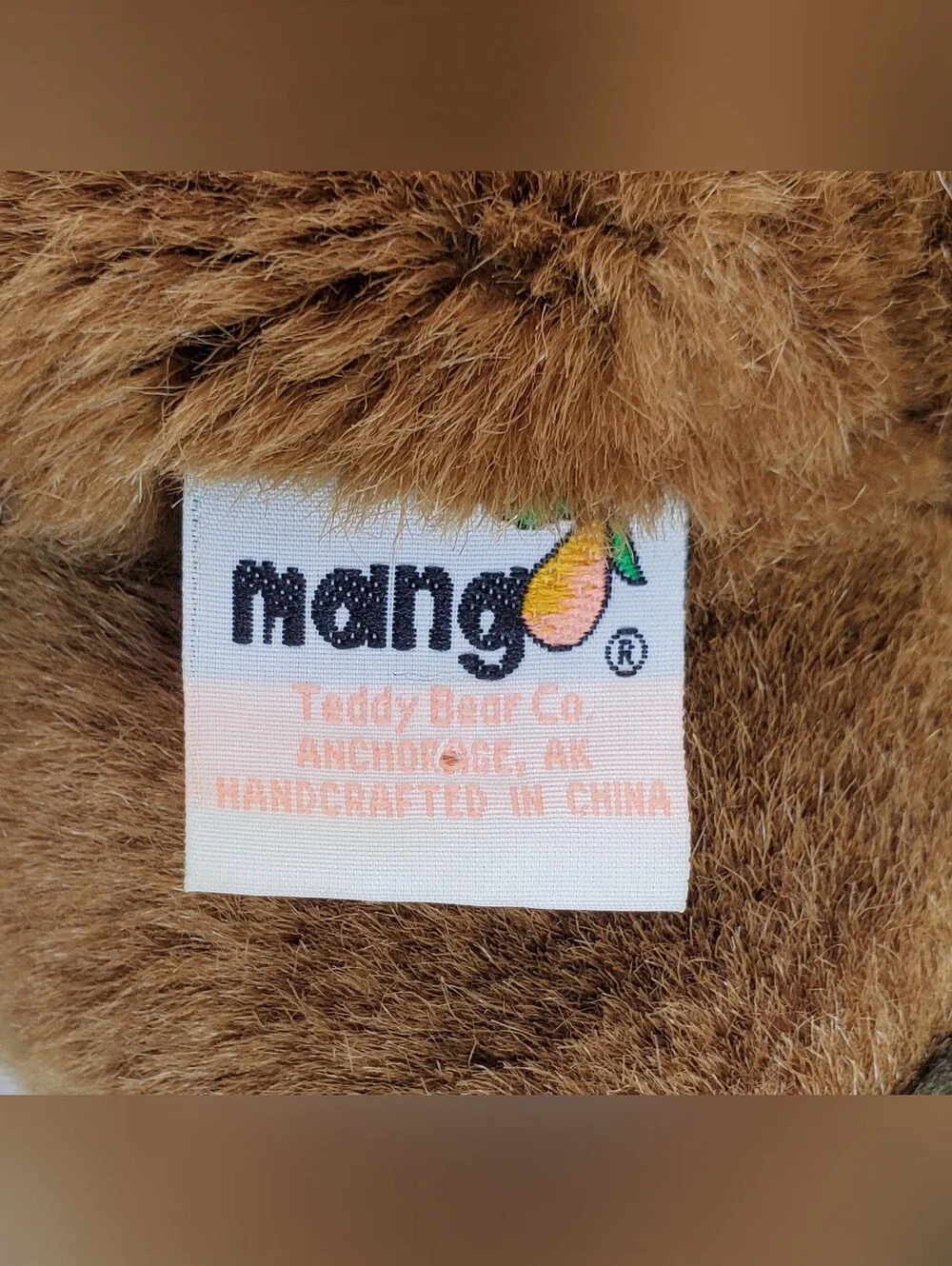 Mango teddy bear